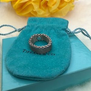 Tiffany & Co. Somerset mesh ring